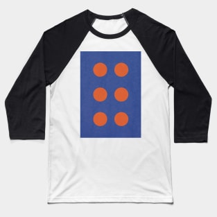 Orange Bubbles Baseball T-Shirt